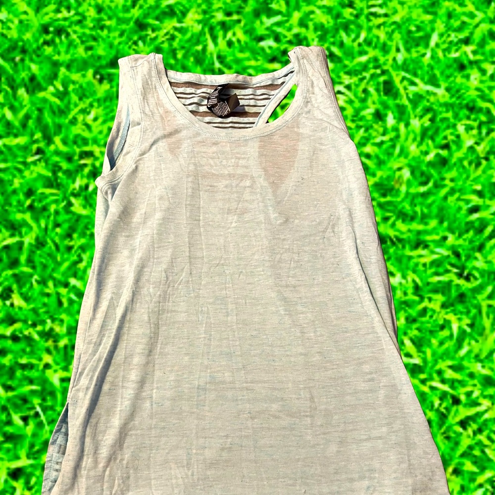Turquoise tank top
